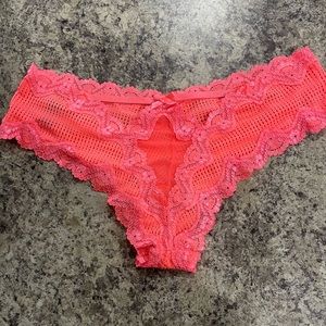Victoria's Secret Coral Lace Panties